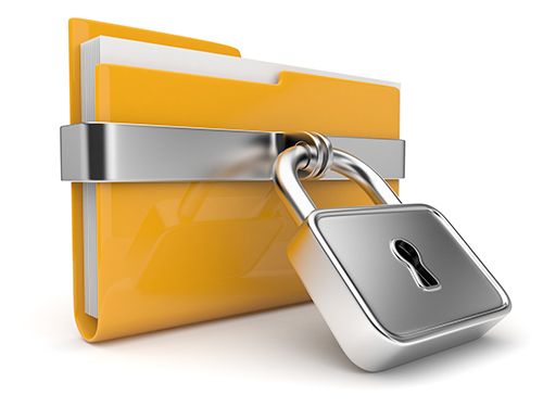 security yellow folder and lock. data security concept. 3d shutterstock 83711539 1 1